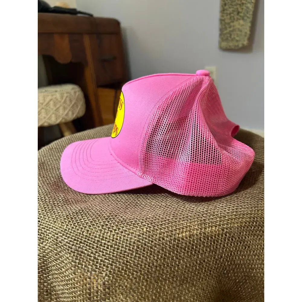 Pink Bass Pro Shops Mesh Trucker Hat‎ | Adjustable SnapBack | Indie - (One Size)